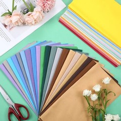 40 Piece Solid Color Fabric Bundles 10 x 10 Inch Multi-Color Fabric Squares Q…