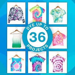 Rainbow Tie-Dye Party Pack with 18 Bottles