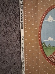Vintage VIP Cranston Farmlife Fabric Panel 10 Uncut Blocks