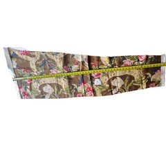 Ralph Lauren Floral Fabric Brown Pink Cream 2 Pc Heatherberry Sage linen Retired