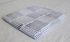 10 Yard Black Cotton Craft Fabric Indian Dot Printed Curtain & Dressmaking US