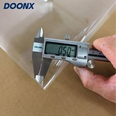 DoonX Clear TPU Film Waterproof Jelly Fabric 450mm Wide 0.5mm Bag Raincoat Diy