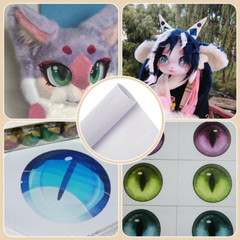 Fursuit Eye Mesh, 39X11.8Inch White PVC Mesh Net 0.2Mm Thick Waterproof Printabl