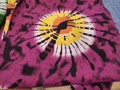Recycled Indonesia Fabric Color Burst Purple 36 Wide Sold by the Yard
