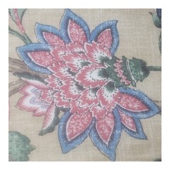 P KAUFMANN Jacobean Floral Antique Brissac Upholstery Fabric Yard 54″W Sold/yd