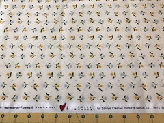 2015 Netherlands Flowers Small Wonder 100% cotton fabric sold by the yard #1266