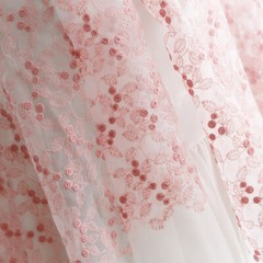 1m Organza Lace Mesh Fabric Furniture Cover Dressmaking Tablecloth Curtain
