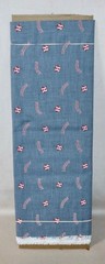 Houston Astros Chambray ~ Logo Pattern MLB Cotton Fabric 1/4 Yard 9” X 58”
