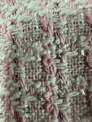 Authentic Top French designer luxury dress Fabric. Made in Italy
