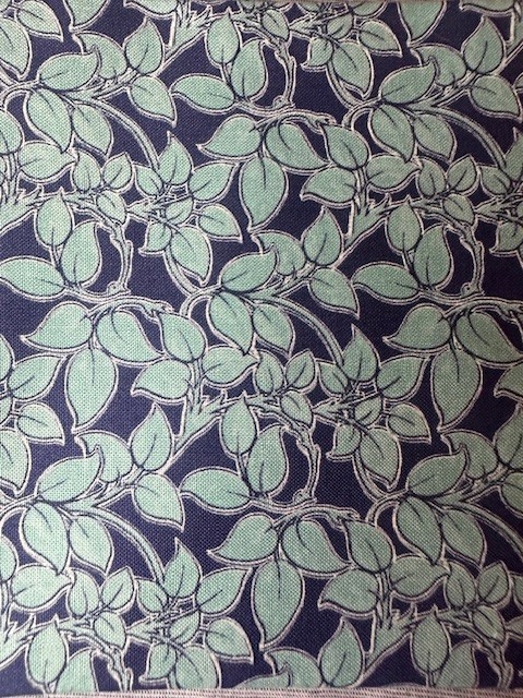 Fat Quarter FQ Floral Teal Blue Navy Crafts Sewing Quilting