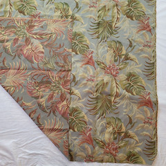 Tropical Floral Foliage Tapestry Jacquard Fabric Upholstery 58″x 2 Yards Elegant