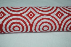 NO TARRIF CHARGES 100%✅ZK_264 Hand Block Circle Print 100%Cotton 5 Yard Fabric