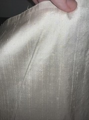 1 Yard Of Cream Color Fabric Could Be Silk But Not Positive Crafts Home Interior