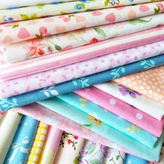 flic-flac 50pcs 10 x 10 inches (25cmx25cm) Cotton Fabric Squares Quilting Sew…