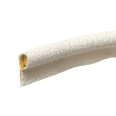 Cobalt Boat Puff Cord Welting | Pebble Off White 1 x 1/2 Inch (YD)
