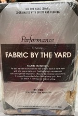 Vtg Performance By Springs Coordinating Fabric Floral Watercolor Camille 45×108