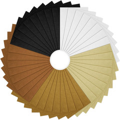40Pcs 8×12 Inches Coloured Felt Fabric Sheets, Brown Series | Fabrics Craftwork