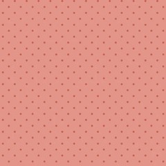 MARCUS FABRICS – Kathleen’s Story by Christine Schulte – Dots – Coral ,1/4 yard