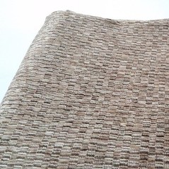 Chenille Upholstery Fabric Remnant 56″x110″ Cotton/Poly Blend Green/Tan Brown