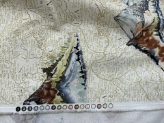 OUTDOOR MOUNTAIN ADVENTURE FABRIC MOTIF 45” – 6 YARDS – DUVET BLUES