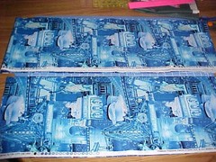 Fabric Cotton Timeless Treasures Fabrics of SoHo 2 Pieces Blue Sparkles 2yd+16″