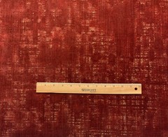 DONGHIA HEIRLOOM KEEPSAKE RED VELVET GOLD WORN LOOK FURNITURE FABRIC BY YD 51″W