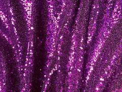 3mm Fabric Material Sequins Glitter Pailletes 120cm Wide Sparkling PURPLE Sequin