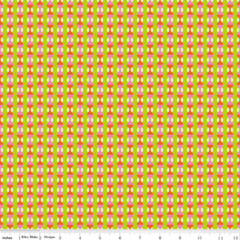 Yard ~ Celebrate Geometric Lime By Riley Blake $3.99 Ships ANY Amount Of Fabric