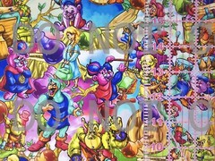 Custom 100% Cotton Woven Fabric Adventures Gummi Bears Cartoon 1/4 Yard 9×56