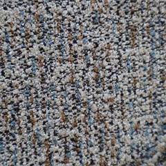 MCM Designtex Upholstery Fabric “Dapple” Shoji Nubby, Blk, Blue Textured 4 yds