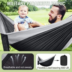 270x140cm Portable Hammocks Nylon Color Parachute Fabric Single And Double Size