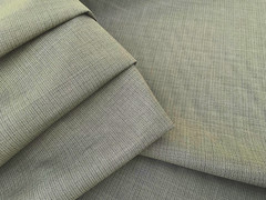 PURE WOOL EARTHY GREY PIN-STRIPE LUXURY TAILORING MADE IN ITALY FOR KITON E121