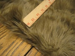 Bianna Creations Faux Fur Fabric Ultra Soft Deluxe Plush Shaggy 36″ x 32″ NEW