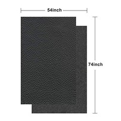 Faux Leather Sheets 2 Yards 54″x72″ Soft PU Fabric, 0.95mm Thick for Upholstery