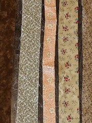 Quilting Fabric Strips Lot 204 pc – Variety of Colors, Sizes and Patterns- Moda