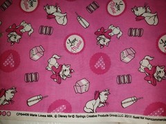 Disney Movie Aristocats MARIE 100% Cotton Fabric 44″ Wide×BTY, Springs Creative.