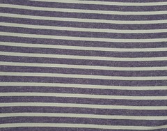 Cotton Stripe French Terry Knit Fabric by the Yard Purple Gray 8/2/18