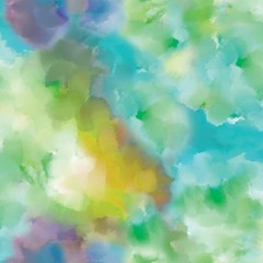 Connie Haley Color Splash SPONGE GREEN Splotch Digital Print Fabric By FQ 1/4 YD