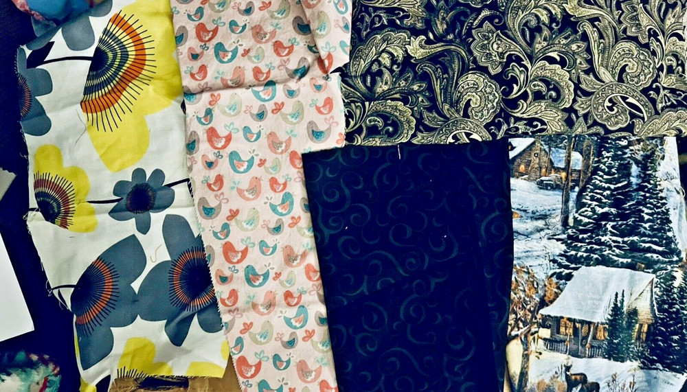 Novelty Prints Paisley Florals STASH BUILDER 5 Different READ for Sizes
