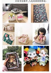 140cm Wide Cotton Poplin Floral Print Fabric Summer Dress Quilting Craft