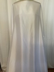 100% Silk Crepe Back Satin 4 Ply White Fabric 3 Yards Long & 46″ Inch Wide