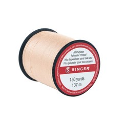 Singer 60309 All Purpose Polyester Thread, 150-Yard, Camel 1- Pack,