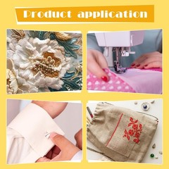 ZMAAGG White Thread for Sewing, Polyester Sewing Thread, 8 Rolls 8 PCS