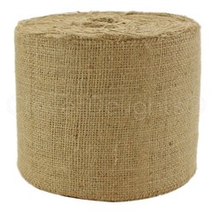 Industrial Grade TightWeave Jute Burlap Fabric Roll 6 Inch x 50 Yards Craft