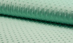 Supersoft Dimple Dot Cuddle Soft Fleece Fabric – 150cm wide – MINT GREEN plush