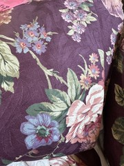 9 Yards Floral Broadcloth DuPont Teflon Vintage 1996