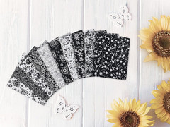 25 Options 100% Cotton Quilting Fabric Bundles 10Pcs Fat Quarters 18”X21”