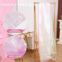 Rainbow Iridescent Organza Fabric – 11 Yard Roll