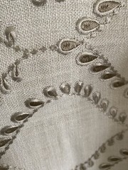 Fabricut Success 01 6 Yards Embroidered Linen Look Medium Weight