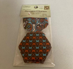 Fabric Central – Flighty Collection – Hexagon Charms – Small – 10 Designs